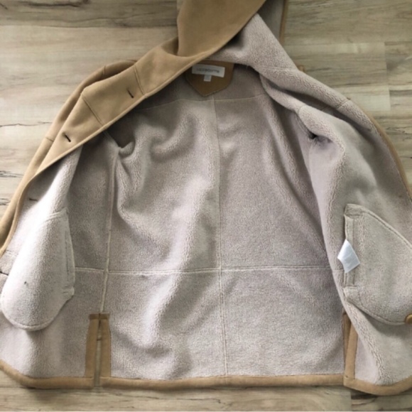 Liz Claiborne Faux Sherpa Peacoat - Picture 2 of 12